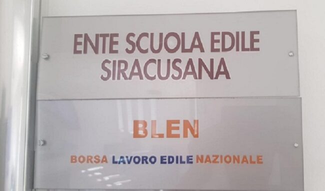 A Siracusa apre lo sportello Blen per i lavoratori del settore costruzioni