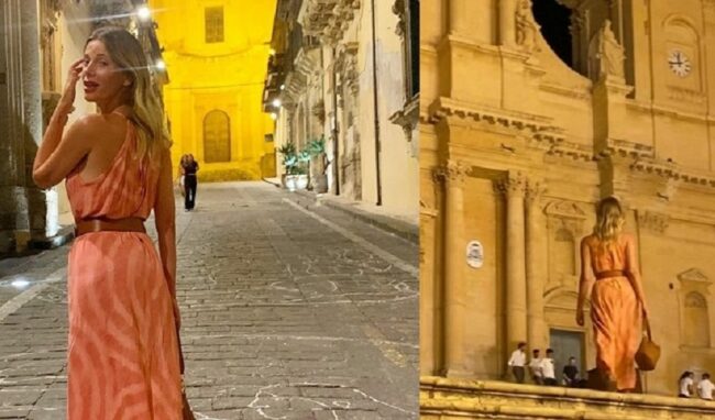 Alessia Marcuzzi in vacanza tra Noto e Marzamemi, le foto sui social: "Luogo magico"