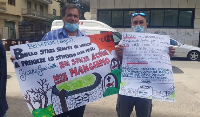 Protesta dei coltivatori siracusani: Canale Galermi ancora fuori uso