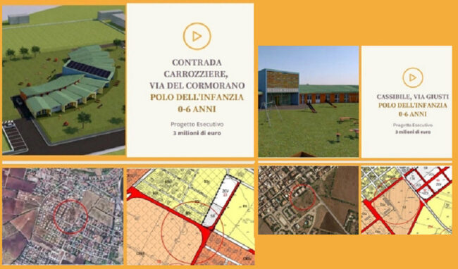 Due nuove scuole dell'infanzia a Cassibile e in contrada Carrozzieri: 6 milioni ai progetti esecutivi