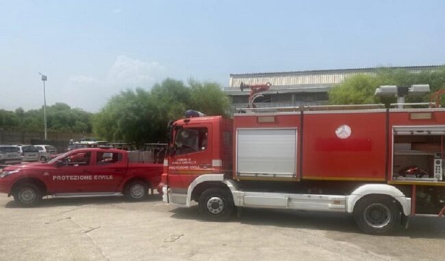 Due squadre della protezione civile di Priolo inviate a Petralia Sottana