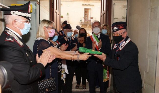 Inaugurazione a Noto della nuova sede dell'Associazione nazionale Carabinieri