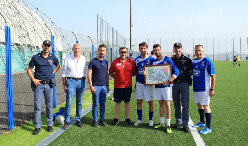 Torneo della legalità a Vizzini: ha partecipato la rappresentativa della Questura di Siracusa