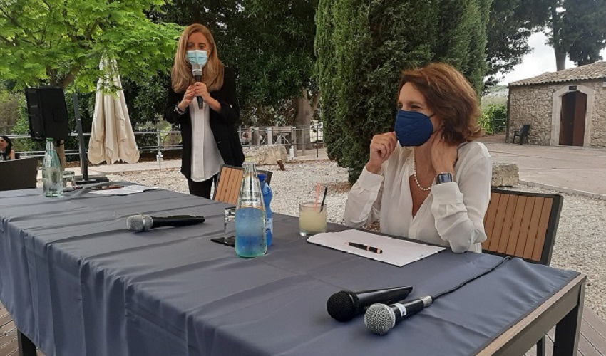 Il ministro alle Pari Opportunità Elena Bonetti a Siracusa