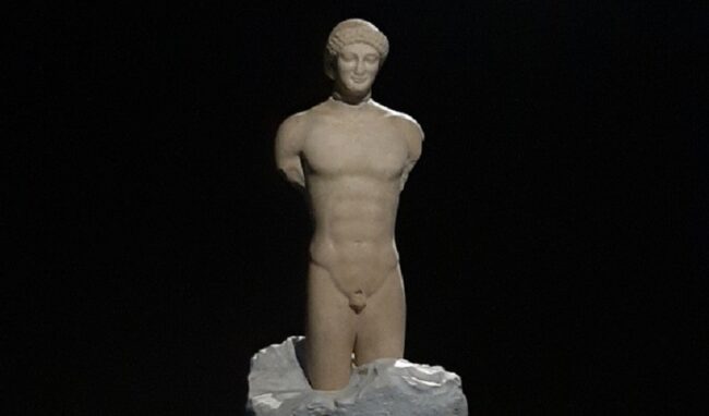 Il “kouros ritrovato” sarà esposto ad Atene