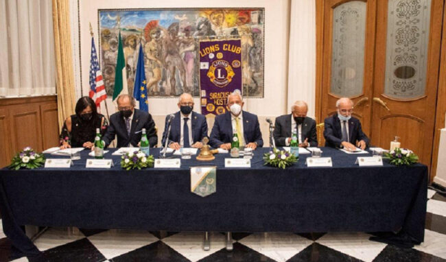 Cerimonia di apertura dell’anno sociale 2021/2022 del Lions Club Siracusa Host