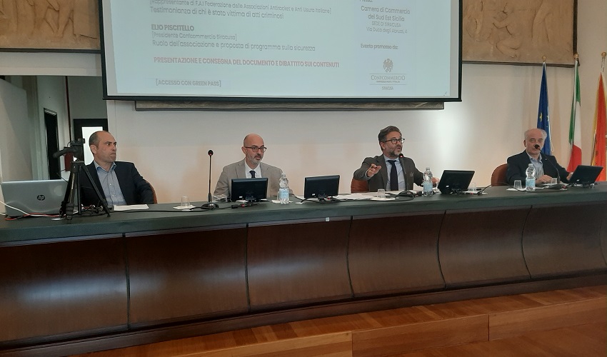 Emergenza sicurezza, Confcommercio Siracusa: "Costruiamo insieme una nuova strategia"