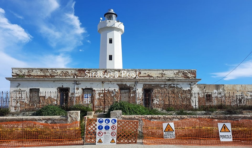 L'area del Faro di Capo Murro di Porco off limits per rischio crolli