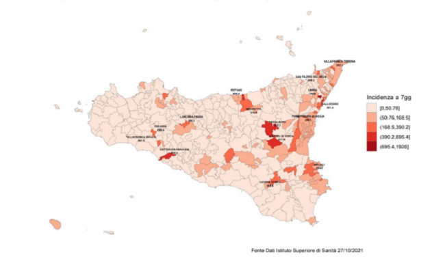 Covid, tornano a crescere i nuovi casi: rischio elevato in 4 province tra cui Siracusa
