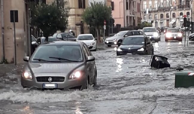 Violento nubifragio si abbatte su Siracusa: la città nel caos