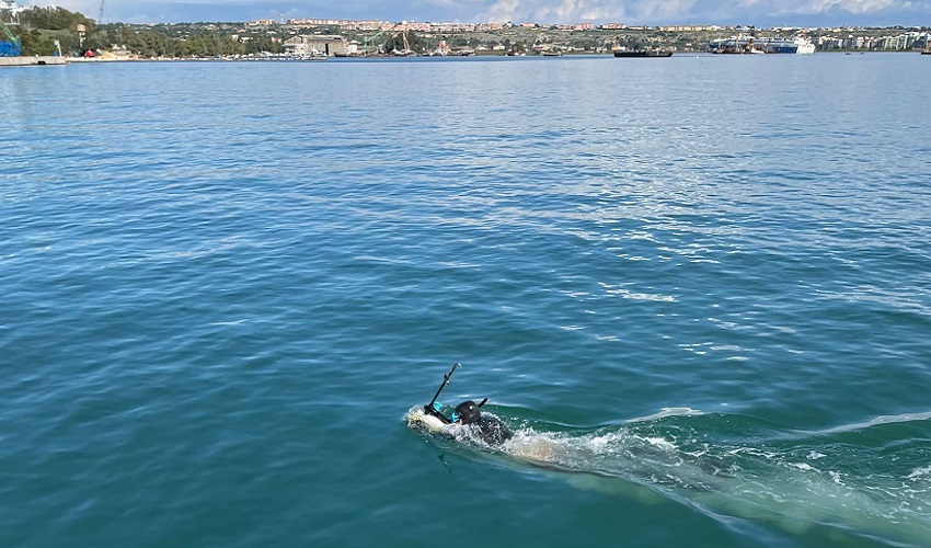 Pesca abusiva nel porto di Augusta, denunciato un pescatore subacqueo