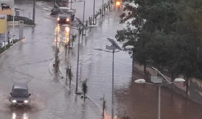 Maltempo, Augusta di nuovo sott'acqua: viabilità in emergenza