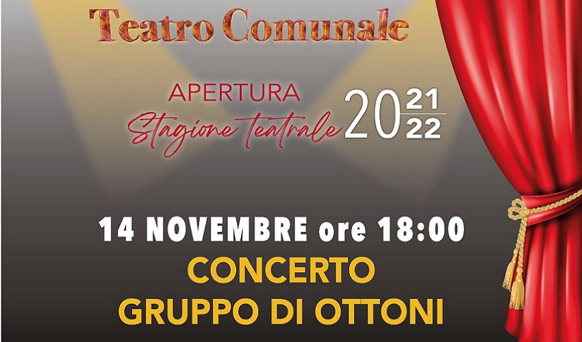 Apertura della stagione 2021/2022 al teatro comunale di Priolo