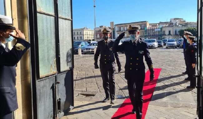 Il Direttore Marittimo della Sicilia Orientale in visita alla Capitaneria di porto di Siracusa