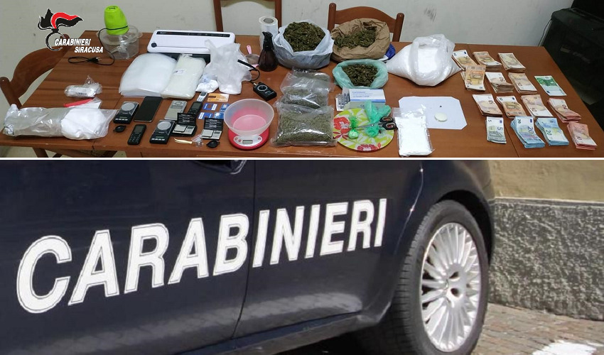 In casa un chilo di marijuana e 500 grammi di cocaina: un arresto