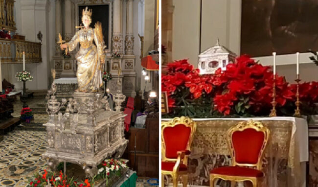 Ottava di Santa Lucia, le reliquie tornano al Duomo accompagnate dai Vigili del fuoco