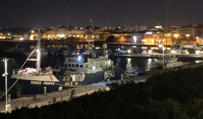 "ResQ People" in sosta tecnica alla Marina di Siracusa