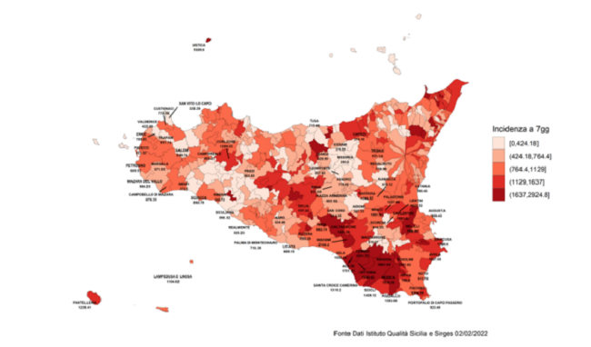 Covid, la provincia di Siracusa ancora terza in Sicilia per nuovi casi
