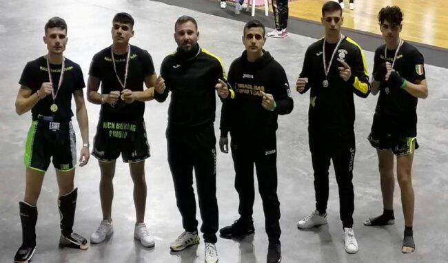 Primo posto per 5 atleti di Kick Boxing ai campionati regionali di Catania