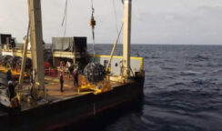 telescopio marino al largo di portopalo