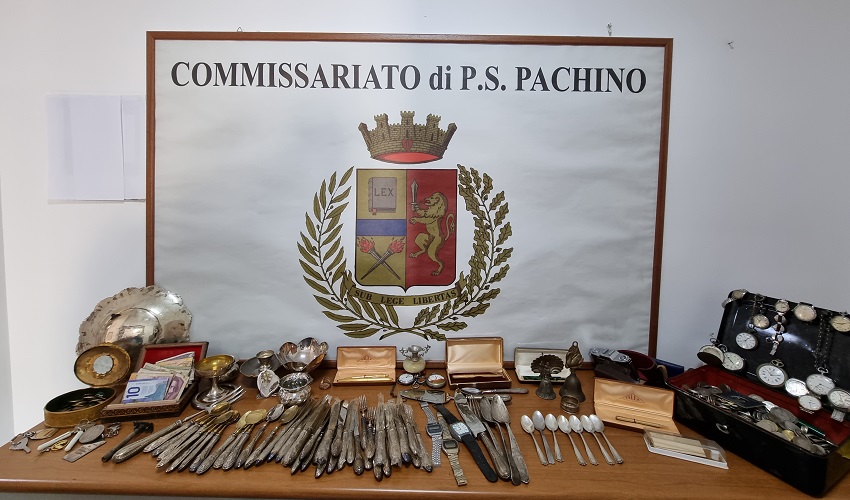 Furti in abitazione e in un laboratorio di analisi: denunciato 45enne a Pachino