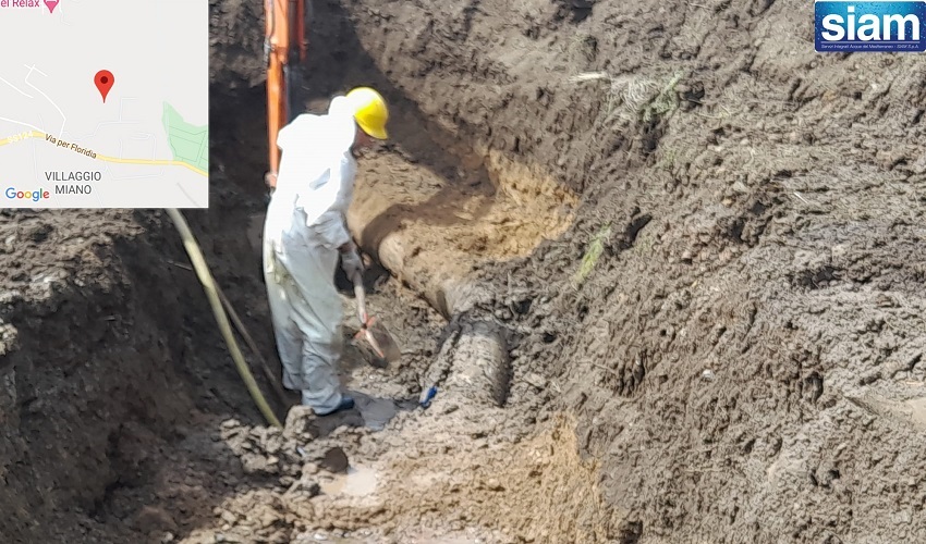 Perdita sulla condotta idrica verso il serbatoio Teracati: probabili problemi di pressione in Ortigia e in Borgata