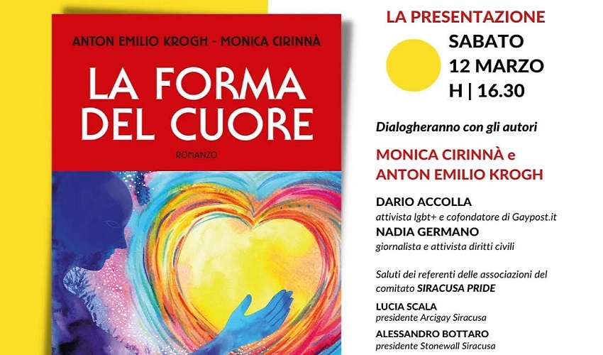 Siracusa Pride: primo appuntamento con il libro “La Forma del cuore”