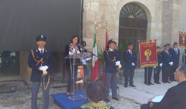 Celebrato il 170° anniversario della Polizia di Stato. Il Questore Gabriella Ioppolo: "E' stato un onore essere stata per 5 anni al servizio di questa città"