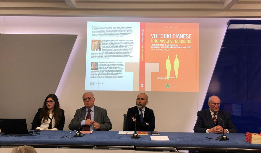 "Intervista Siracusana" il libro di Vittorio Pianese