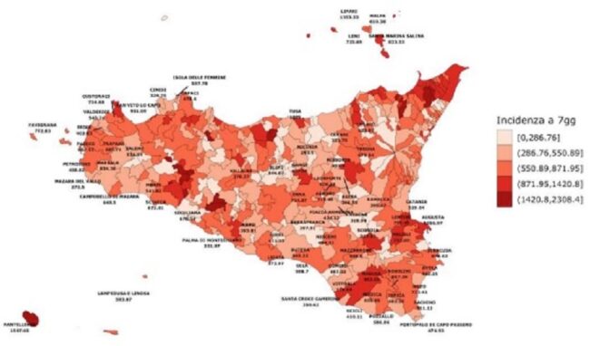 Covid, la provincia di Siracusa seconda in Sicilia per nuovi casi tra l'11 e il 17 aprile