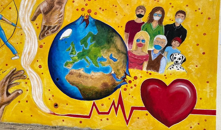 Consegnati i murales sul tema della pandemia a Priolo: artisti premiati dal Comune
