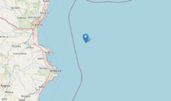 Scossa di terremoto di magnitudo 4.2 in mare al largo della costa siracusana