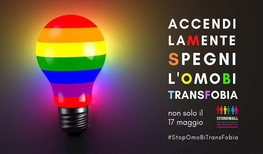 Giornata internazionale contro l'omotransfobia: la campagna di Stonnewall