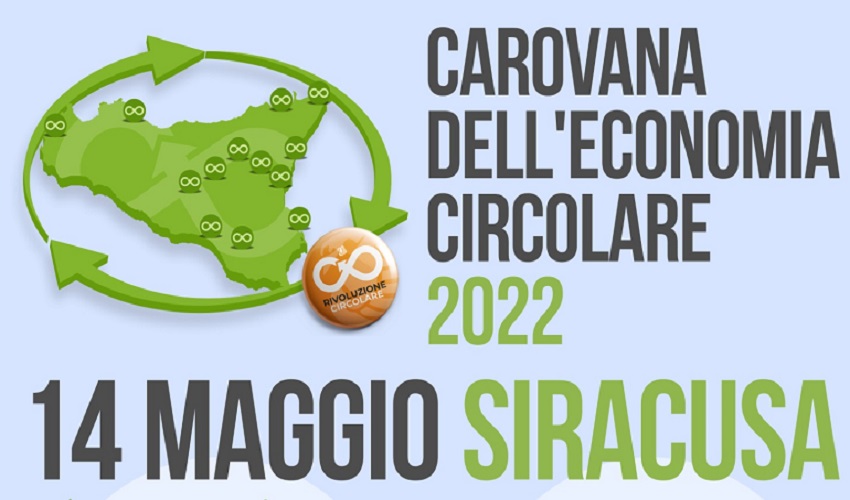 Rifiuti, sabato a Siracusa tappa della “Carovana dell’economia circolare”