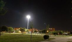 Torna l'illuminazione al Parco Robinson di Bosco Minniti