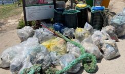 La spiaggia della Fanusa ripulita dai volontari di Plastic Free
