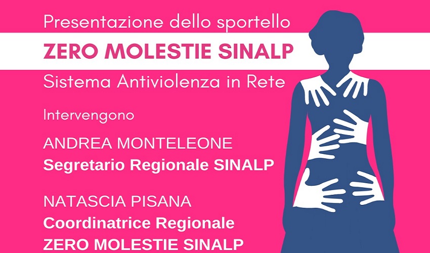 Apre a Siracusa "Lo sportello Zero Molestie Sinalp" in difesa dello donne vittime di abusi sul luogo di lavoro