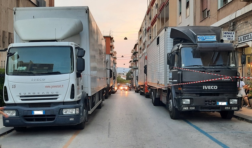 Siracusa set cinematografico: si girano diverse scene di un film tutto siciliano