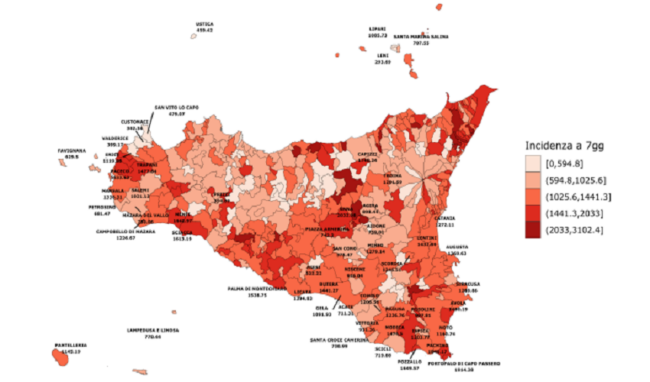 Covid, la provincia di Siracusa seconda in Sicilia per nuovi casi. Oggi 631 nuovi positivi