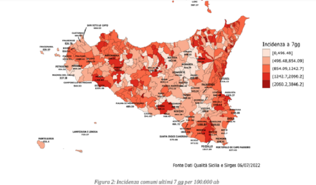 Covid, Siracusa prima provincia in Sicilia per l'incidenza di nuovi positivi: oggi 1.368 nuovi casi