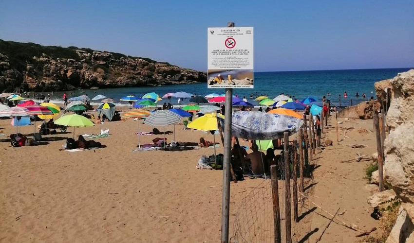 Le spiagge di Noto diventano "Smoke free": bandite sigarette e prodotti da fumo