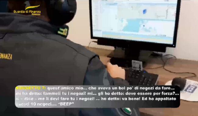 Infiltrazioni mafiose nell'economia palermitana: 7 misure cautelari e sequestro di negozi e beni per 5 milioni