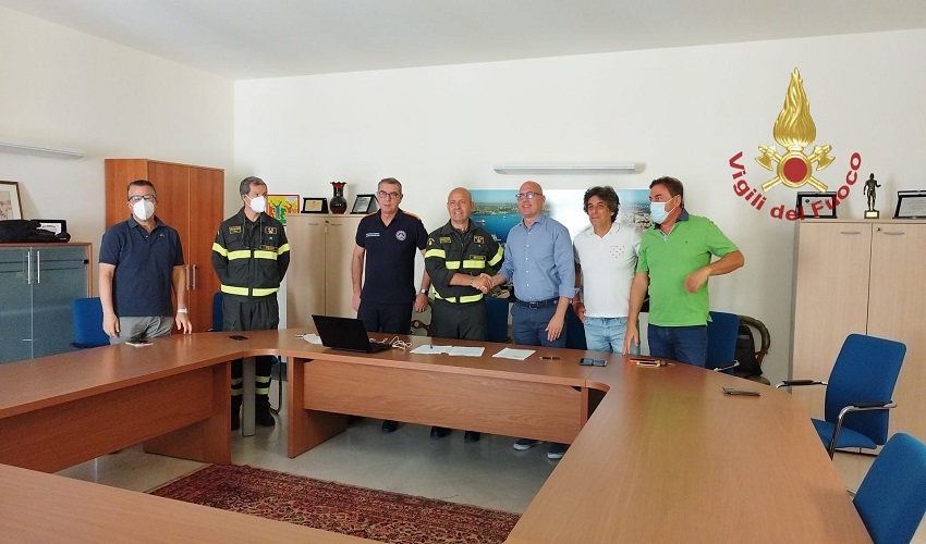 Nuova sede del distaccamento dei Vigili del fuoco di Augusta in contrada Balate