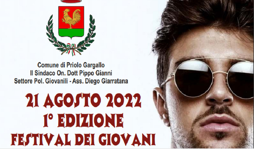 Festival dei giovani il 21 agosto a Priolo