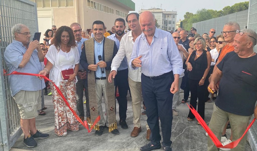 Inaugurato a Priolo il campo sportivo di San Focà