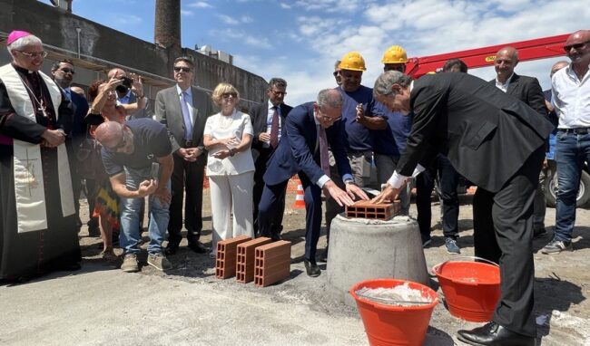 Posa della prima pietra della nuova Cittadella giudiziaria di Catania