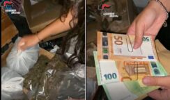 In garage oltre 3 chili di marijuana e 3.000 euro: arrestato 57enne