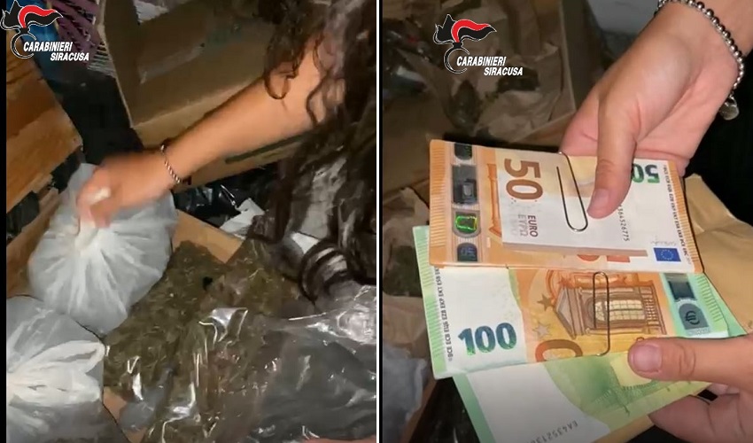 In garage oltre 3 chili di marijuana e 3.000 euro: arrestato 57enne
