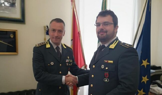 Comando Compagnia della Guardia di Finanza di Augusta: si è insediato il Tenente Gaetano Luisi