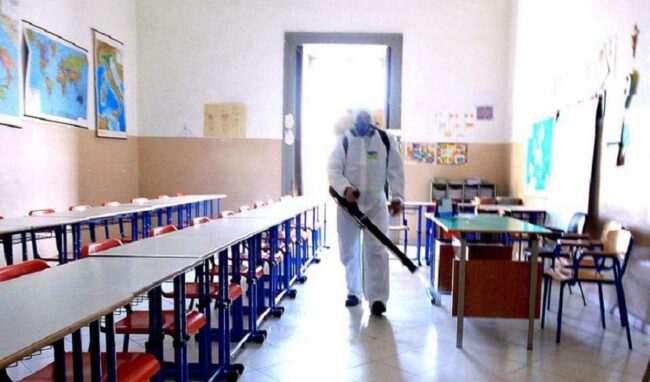 Rientro a scuola, a Noto programmati interventi di sanificazione per 12 e 13 settembre